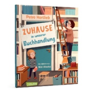 Buchcover und Innenansicht für das Buch: Zuhause in unserer Buchhandlung