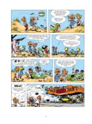 Buchcover und Innenansicht für das Buch: Lagaffe nous gâte