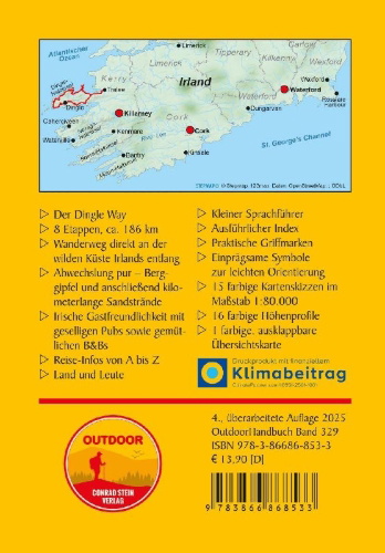 Buchcover und Innenansicht für das Buch: Irland: Dingle Way