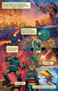 Buchcover und Innenansicht für das Buch: New History of the DC Universe #1-#4