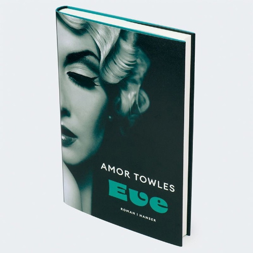 Buchcover und Innenansicht für das Buch: Eve in Hollywood (Table for Two)