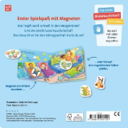 Buchcover und Innenansicht für das Buch: Mein erstes Magnetbuch - Was machen wir in der Kita?