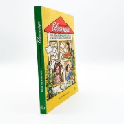 Buchcover und Innenansicht für das Buch: Forschungsgruppe Erbsensuppe auf neuer Mission: oder wie wir ein Haus kaperten und Linas Geheimnis auf die Spur kamen