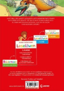 Buchcover und Innenansicht für das Buch: Leselöwen 1. Klasse - Abenteuer im Land der Dinos