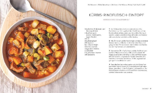 Buchcover und Innenansicht für das Buch: One Pot for family