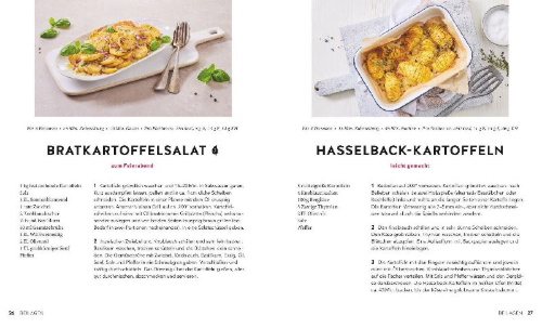 Buchcover und Innenansicht für das Buch: Kartoffelgenuss