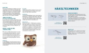 Buchcover und Innenansicht für das Buch: Flauschige Amigurumi-Häkelschule