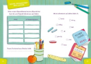 Buchcover und Innenansicht für das Buch: Mein erster Schultag - Feen