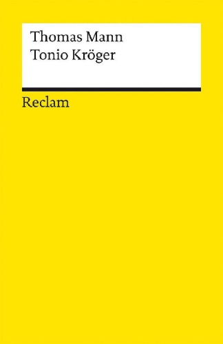 Buchcover und Innenansicht für das Buch: Tonio Kröger