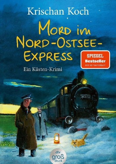 Buchcover und Innenansicht für das Buch: Mord im Nord-Ostsee-Express