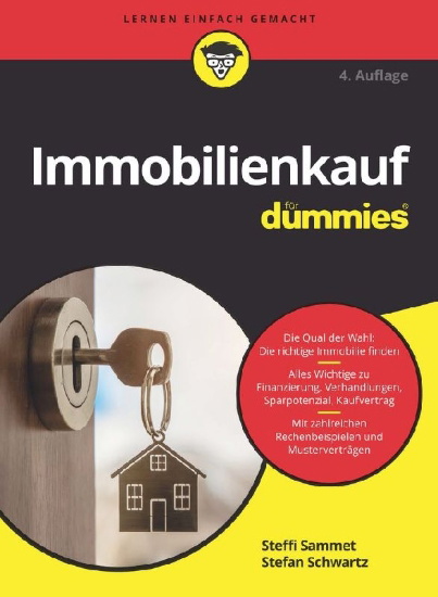 Buchcover und Innenansicht für das Buch: Immobilienkauf für Dummies