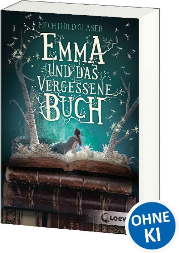 Buchcover und Innenansicht für das Buch: Emma und das vergessene Buch