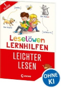 Buchcover und Innenansicht für das Buch: Leselöwen Lernhilfen - Leichter lesen - 1. Klasse