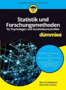 Buchcover und Innenansicht für das Buch: Statistik und Forschungsmethoden für Psychologen und Sozialwissenschaftler für Dummies