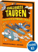 Buchcover und Innenansicht für das Buch: Real Pigeons Splash Back
