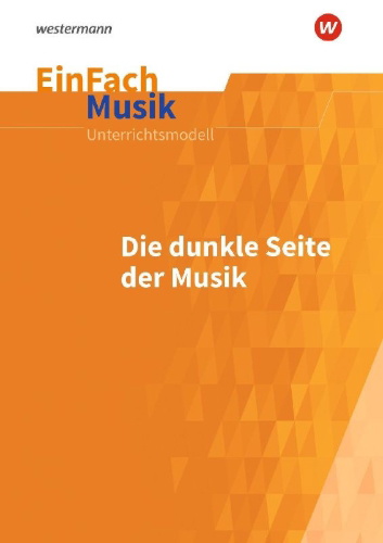Buchcover und Innenansicht für das Buch: Die dunkle Seiten der Musik. EinFach Musik