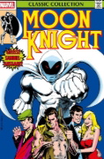Buchcover und Innenansicht für das Buch: Werewolf by Night (1972) 32-33, Marvel Spotlight (1971) 28-29, Defenders (1972) 47-50, Spectacular Spider-Man (1976) 22-23, Marvel Two-In-One (1974) 52, Moon Knight (1980) 1-20, Marvel Team-Up Annual (1976) 4, Material aus Defenders (1972) 51, Hulk! Magazine (1978) 11-15, 17-18, 20, Marvel Preview (1975) 21, Amazing Spider-Man (1963) 220
