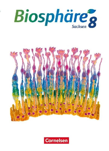 Buchcover und Innenansicht für das Buch: Biosphäre Sekundarstufe I - 8. Schuljahr - Gymnasium Sachsen 2020 - Schülerbuch