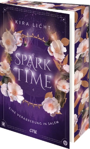Buchcover und Innenansicht für das Buch: A Spark of Time - Eine Verabredung in Salem