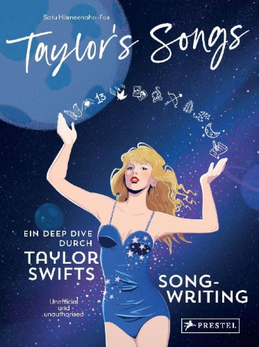 Buchcover und Innenansicht für das Buch: Into the Taylor-Verse. Taylor Swift's Songwriting Journey.
