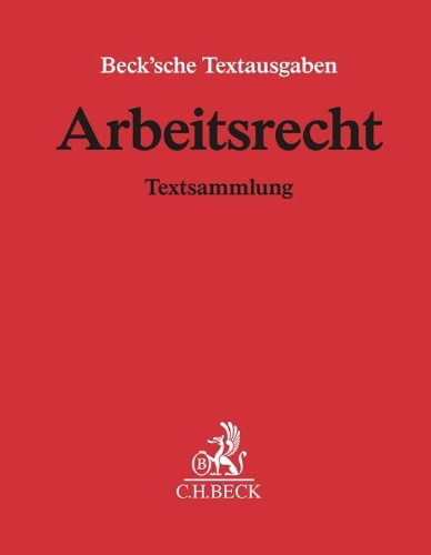 Buchcover und Innenansicht für das Buch: Arbeitsrecht (mit Fortsetzungsnotierung). Inkl. 152. Ergänzungslieferung