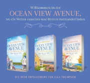 Buchcover und Innenansicht für das Buch: Ocean View Avenue - Momente voller Glück