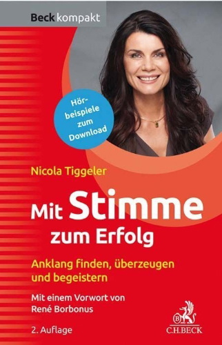 Buchcover und Innenansicht für das Buch: Mit Stimme zum Erfolg