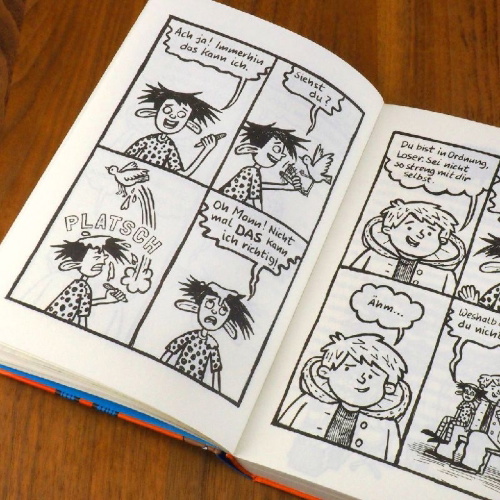 Buchcover und Innenansicht für das Buch: Middle School: Just My Rotten Luck