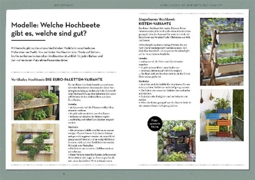 Buchcover und Innenansicht für das Buch: Mein Balkon-Hochbeet