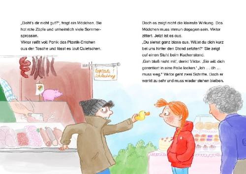 Buchcover und Innenansicht für das Buch: Vampire und Monster