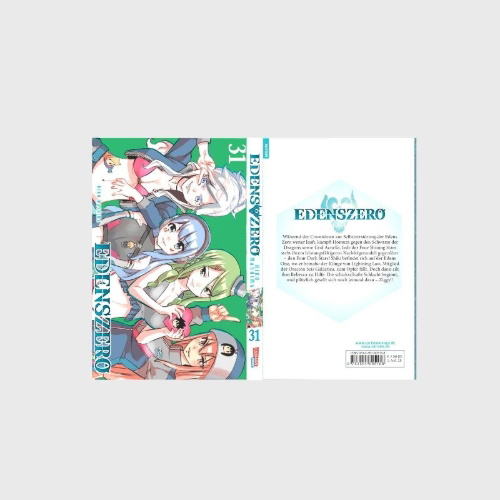 Buchcover und Innenansicht für das Buch: Edens Zero