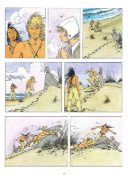 Buchcover und Innenansicht für das Buch: Un été indien