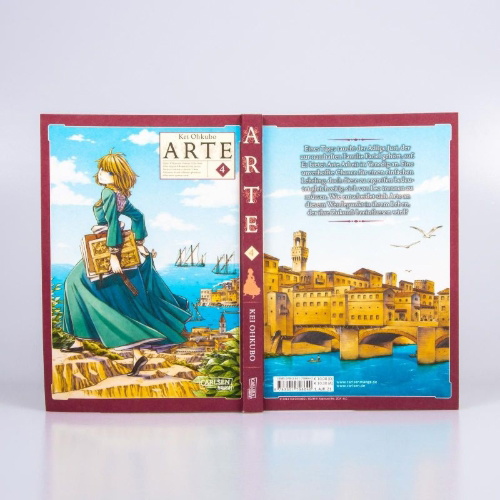 Buchcover und Innenansicht für das Buch: Arte