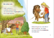 Buchcover und Innenansicht für das Buch: Leselöwen 1. Klasse - Eine ponystarke Freundschaft