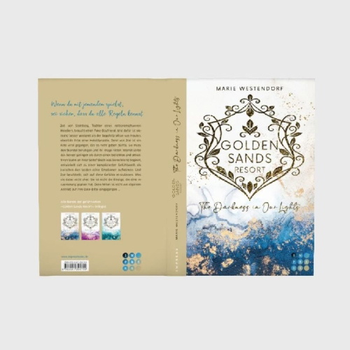 Buchcover und Innenansicht für das Buch: Golden Sands Resort 1: The Darkness in Our Lights