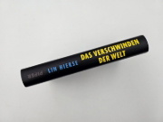 Buchcover und Innenansicht für das Buch: Das Verschwinden der Welt