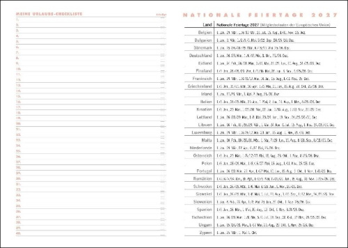 Buchcover und Innenansicht für das Buch: Lady Terminkalender A6 2027