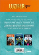 Buchcover und Innenansicht für das Buch: Luzifer junior (Band 17) - Vier Freunde für ein Hölleluja