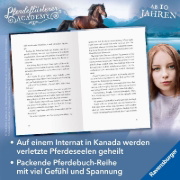 Buchcover und Innenansicht für das Buch: Pferdeflüsterer-Academy, Band 11: Verborgene Gefühle (Pferdebuch ab 10 Jahre von Bestseller-Autorin Gina Mayer)