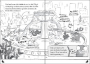 Buchcover und Innenansicht für das Buch: Real Pigeons Splash Back