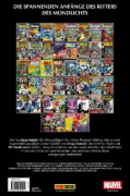 Buchcover und Innenansicht für das Buch: Werewolf by Night (1972) 32-33, Marvel Spotlight (1971) 28-29, Defenders (1972) 47-50, Spectacular Spider-Man (1976) 22-23, Marvel Two-In-One (1974) 52, Moon Knight (1980) 1-20, Marvel Team-Up Annual (1976) 4, Material aus Defenders (1972) 51, Hulk! Magazine (1978) 11-15, 17-18, 20, Marvel Preview (1975) 21, Amazing Spider-Man (1963) 220