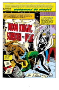 Buchcover und Innenansicht für das Buch: Werewolf by Night (1972) 32-33, Marvel Spotlight (1971) 28-29, Defenders (1972) 47-50, Spectacular Spider-Man (1976) 22-23, Marvel Two-In-One (1974) 52, Moon Knight (1980) 1-20, Marvel Team-Up Annual (1976) 4, Material aus Defenders (1972) 51, Hulk! Magazine (1978) 11-15, 17-18, 20, Marvel Preview (1975) 21, Amazing Spider-Man (1963) 220