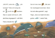 Buchcover und Innenansicht für das Buch: Bildermaus - Der kleine Delfin auf Schatzsuche