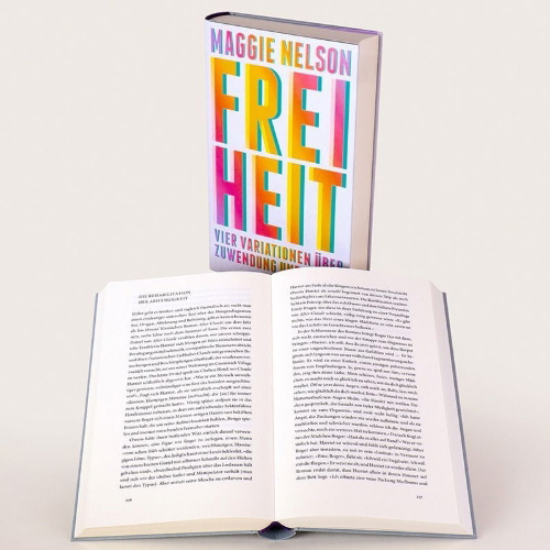 Buchcover und Innenansicht für das Buch: On Freedom. Four Songs of Care and Constraint