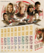 Buchcover und Innenansicht für das Buch: Star Trek - Zeit des Wandels | Band 1 bis 9 im Boxset - inklusive 9 Miniprints