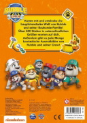Buchcover und Innenansicht für das Buch: Rubble & Crew: Superstarker Sticker- und Malspaß