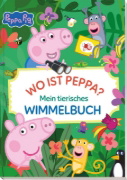 Buchcover und Innenansicht für das Buch: Where's Peppa at the Zoo?