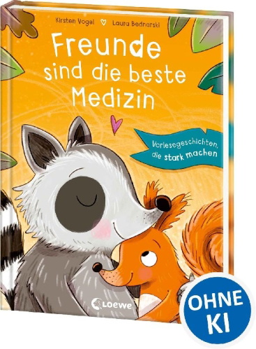 Buchcover und Innenansicht für das Buch: Freunde sind die beste Medizin