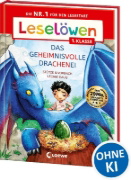 Buchcover und Innenansicht für das Buch: Leselöwen 1. Klasse - Das geheimnisvolle Drachenei
