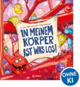 Buchcover und Innenansicht für das Buch: In meinem Körper ist was los!